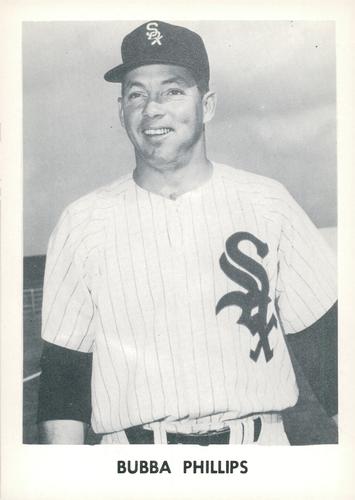 1957 Jay Publishing Chicago White Sox Set A 5x7 #NNO Bubba Phillips Front