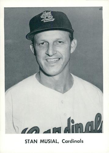 1957 Jay Publishing St. Louis Cardinals 5x7 #NNO Stan Musial Front