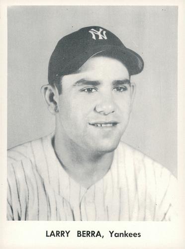 1957 Jay Publishing New York Yankees 5x7 #NNO Larry Berra Front