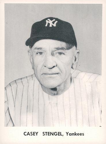 1957 Jay Publishing New York Yankees 5x7 #NNO Casey Stengel Front