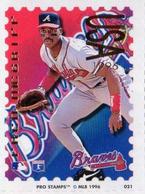 1996 Pro Stamps #021 Fred McGriff Front