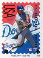 1996 Pro Stamps #043 Raul Mondesi Front