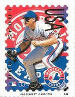 1996 Pro Stamps #048 David Segui Front