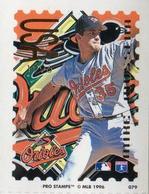 1996 Pro Stamps #079 Mike Mussina Front