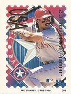 1996 Pro Stamps #098 Juan Gonzalez Front