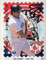 1996 Pro Stamps #107 Jose Canseco Front