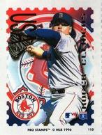 1996 Pro Stamps #110 Roger Clemens Front
