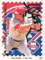 1996 Pro Stamps #087 Gregg Jefferies Front