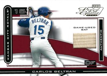 2003 Playoff Piece of the Game #POG-20 Carlos Beltran Front