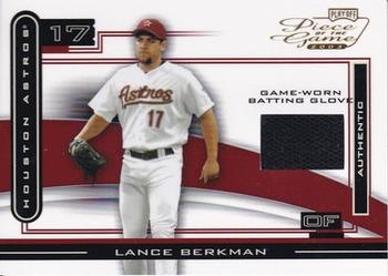 2003 Playoff Piece of the Game #POG-58 Lance Berkman Front