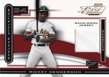 2003 Playoff Piece of the Game #POG-78 Rickey Henderson Front