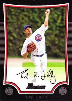 2009 Bowman #17 Ted Lilly Front