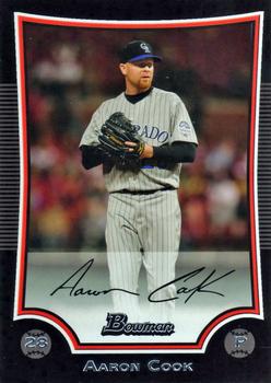 2009 Bowman #116 Aaron Cook Front