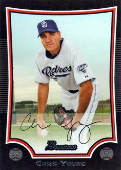 2009 Bowman #135 Chris Young Front