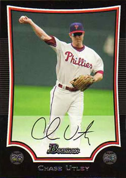 2009 Bowman #4 Chase Utley Front