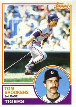 1983 Topps #119 Tom Brookens Front
