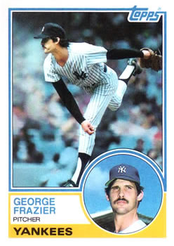 1983 Topps #123 George Frazier Front