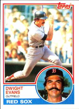1983 Topps #135 Dwight Evans Front
