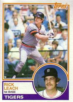 1983 Topps #147 Rick Leach Front