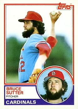 1983 Topps #150 Bruce Sutter Front