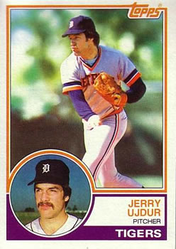 1983 Topps #174 Jerry Ujdur Front