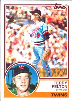 1983 Topps #181 Terry Felton Front
