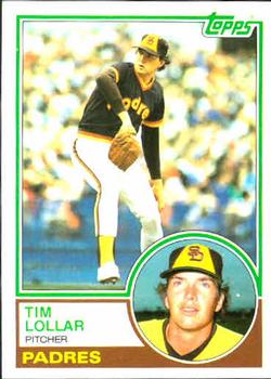 1983 Topps #185 Tim Lollar Front