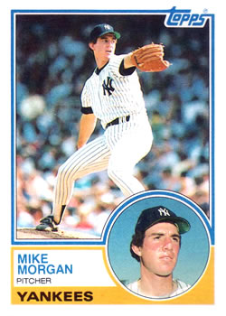 1983 Topps #203 Mike Morgan Front