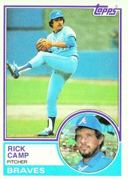 1983 Topps #207 Rick Camp Front