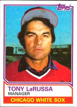 1983 Topps #216 Tony LaRussa Front