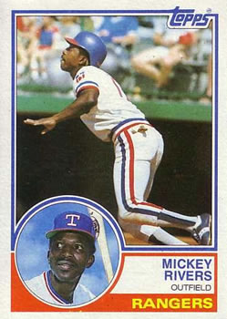 1983 Topps #224 Mickey Rivers Front
