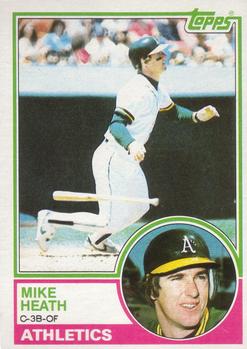 1983 Topps #23 Mike Heath Front