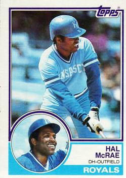 1983 Topps #25 Hal McRae Front