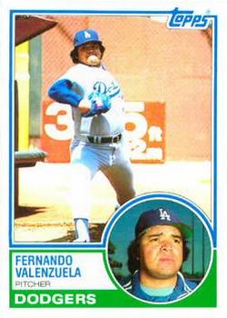1983 Topps #40 Fernando Valenzuela Front
