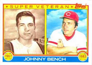 1983 Topps #61 Johnny Bench Front