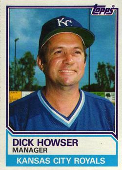 1983 Topps #96 Dick Howser Front