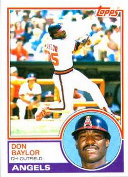 1983 Topps #105 Don Baylor Front