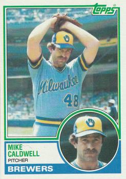 1983 Topps #142 Mike Caldwell Front