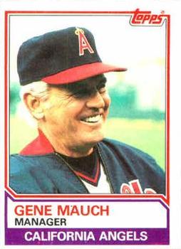 1983 Topps #276 Gene Mauch Front