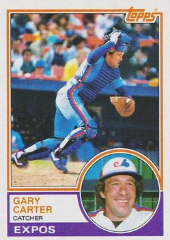1983 Topps #370 Gary Carter Front