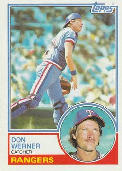 1983 Topps #504 Don Werner Front