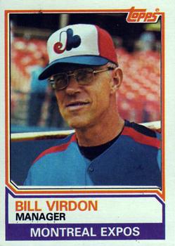 1983 Topps #516 Bill Virdon Front