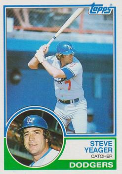 1983 Topps #555 Steve Yeager Front