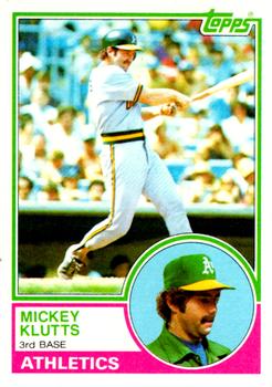 1983 Topps #571 Mickey Klutts Front