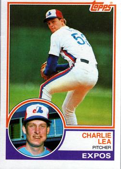 1983 Topps #629 Charlie Lea Front