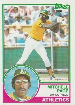 1983 Topps #737 Mitchell Page Front