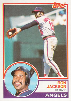 1983 Topps #262 Ron Jackson Front