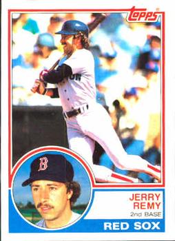 1983 Topps #295 Jerry Remy Front