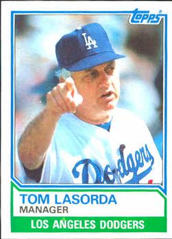 1983 Topps #306 Tom Lasorda Front