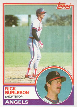 1983 Topps #315 Rick Burleson Front